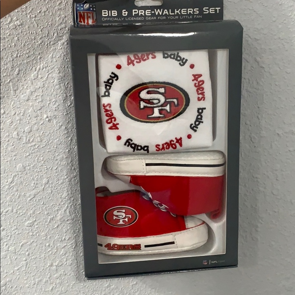 Bib and pre-walker set